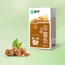 plus会员：蒙牛 早餐奶核桃味利乐包250ml×16盒*2件 优质生牛乳