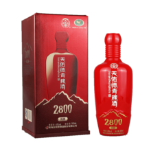 天佑德青稞酒 老海拔2800 46度500ml清香型白酒纯粮 青海特产 酒厂送礼 46度 500mL 1瓶