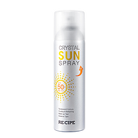 RECIPE 玥之秘 水晶防晒喷雾 SPF50+/ PA+++ 超大容量220ml*2件 赠防晒帽