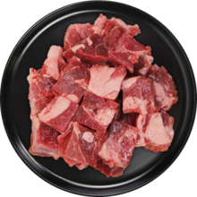 恒都 澳洲原切羊后腿肉切块 500g/袋 冷冻 进口羊肉 煎烤炖煮