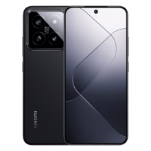 plus会员：小米14 第三代骁龙8 1.5K OLED直屏 黑色 12GB+256GB