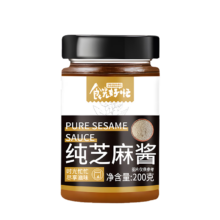 PLUS会员、需首购：食光好忙 纯芝麻酱调料 200g*2件