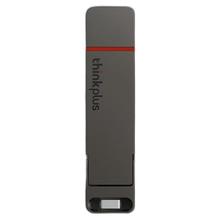 ThinkPad 思考本 thinkplus TU200 Pro USB 3.2 固态U盘 灰色 128GB Type-C/USB-A双口