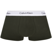 Calvin Klein内衣【明星同款摩登引力带】男士两条装棉质防夹臀内裤NB1086 GUC-浅卡其色/酱紫 M
