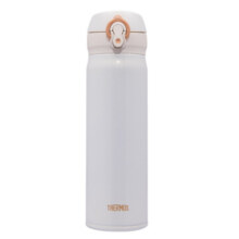 膳魔师（THERMOS） 进口保温杯男女士水杯办公旅行车载不锈钢轻便防漏礼品礼物JNL 502(PRW) 珍珠白500ml