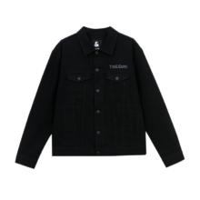 PLUS会员：JACK&JONES 杰克·琼斯 男装牛仔外套 黑色牛仔A15