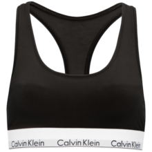 Calvin Klein内衣【摩登引力带】女士舒适薄垫无钢圈轻运动美背文胸F3785AD 001-太空黑 M 推荐75B-85A