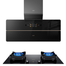 预售、PLUS会员：VATTI 华帝 理想家X6pro i111X6S 侧近吸变频彩屏烟灶套装 天然气