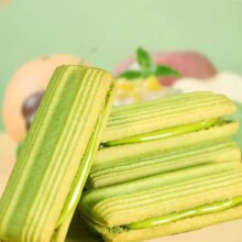 官补1元入手！3包曲奇夹心饼干抹茶巧克力