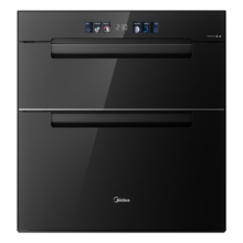 美的（Midea）消毒柜家用 嵌入式 厨房餐具碗柜碗筷茶杯 超真实屏 紫外线 婴儿奶瓶 130L三层大容量130HQ3-PRO