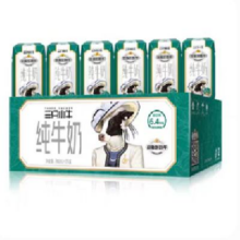 需福袋，88VIP:现代牧业三只小牛全脂灭菌纯牛奶200ml*24盒儿童营养牛奶
