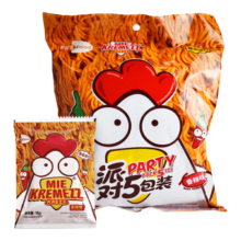 PLUS会员：MIE KREMEZZ 印尼进口干脆面香辣味18g*5袋