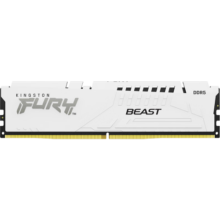 金士顿（Kingston）FURY 32GB(16G×2)套装 DDR5 6000 台式机内存条 Beast 超级野兽系列 海力士A-die颗粒 CL30 白色款