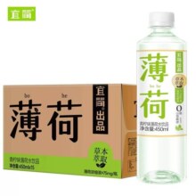 宜简 青柠味薄荷水饮料 450ml*15瓶