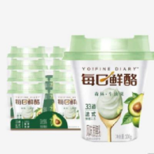 蒙牛（MENGNIU）每日鲜酪 牛油果味 100g×12杯