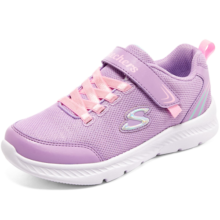 Skechers斯凯奇童鞋儿童运动鞋2024新减震软底男女童小白鞋跑步鞋303601L 女款/浅粉色/LTPK 28.5码