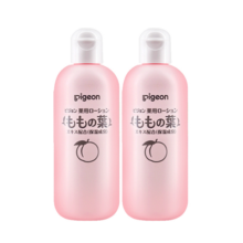 贝亲（Pigeon）桃子水桃叶婴儿儿童液体爽身露保湿四季通用200ml*2日本原装进口