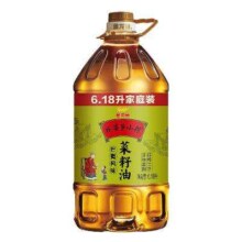 再降价、京东百亿补贴、PLUS会员：金龙鱼 外婆乡小榨 菜籽油 巴蜀风味 6.18L