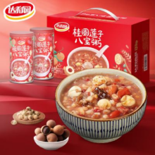 plus会员：达利园 桂圆莲子八宝粥送礼方便速食早餐粥罐头360g*12罐食品礼盒装