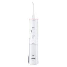 松下（Panasonic） 电动冲牙器 家用水牙线机 便携洗牙器  口腔冲洗器 洁牙器 牙齿清洁器 生日礼物送男女友 EW-JDJ1A （粉色）干电池式 1支喷头