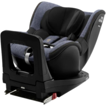 宝得适（BRITAX）双面骑士plus2代I-SIZE安全座椅牛仔蓝0-4岁适用无干扰360度旋转