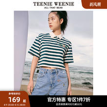 TEENIE WEENIE TeenieWeenie小熊奥莱卡通Polo衫T恤短袖宽松韩版女装夏