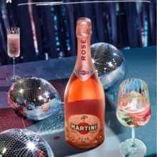 MARTINI 马天尼 Rose粉红莫斯卡托葡萄酒甜起泡酒 750ml