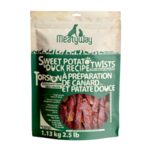 爵宴（MEATY WAY）爵宴出口欧美狗零食 成幼犬通用狗狗磨牙训练肉条 鸭肉干908g