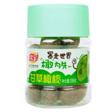 佳宝新鲜青果 广东老字号 潮汕特产 凉果果干蜜饯零食 甘草橄榄干208g
