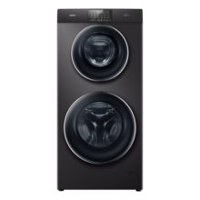 海尔（Haier）子母洗衣机全自动洗烘一体机双子滚筒洗衣机家用大容量13kg除螨母婴内衣双桶分区洗护wifi智能物联 13kg分区+洗烘一体+微蒸空气洗+双喷淋