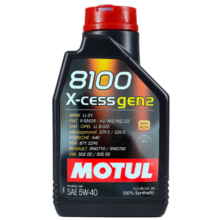 摩特(MOTUL) 全合成汽车机油 8100 X-CESS 5W-40  SP 1L/桶法国进口