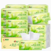 百亿补贴！心相印 茶语经典抽纸100抽24包整箱
