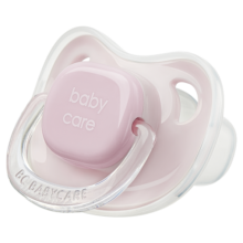babycare安抚奶嘴新生儿咬胶超软宝宝睡觉神器仿真实感佩里格L码 米白色