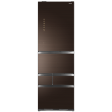 东芝（TOSHIBA）533多门小身材大容量自动制冰可热物直放光触媒除菌玻璃面板一级双变频电冰箱 GR-RM533WE-PG1A2 兰芷棕彩晶玻璃板