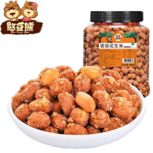PLUS会员、需首购、概率券: 憨豆熊 琥珀花生米 香辣味 500g