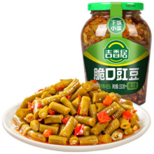 PLUS会员：吉香居 下饭菜咸菜 脆口豇豆酸豆角 350g*2件