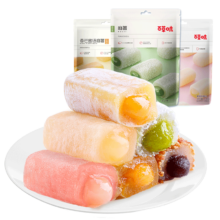需砸蛋、PLUS会员：百草味 抹茶味夹心麻薯210g/袋