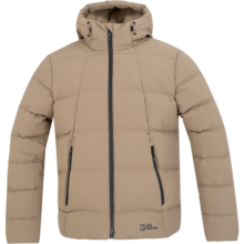 Jack Wolfskin狼爪羽绒服男秋冬新款户外运动防泼水保暖550蓬羽绒外套5221152 5221152-5136/姜饼色/偏小一码 L 180/100A充绒量：345G
