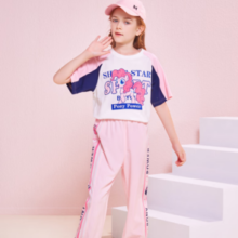 2024夏季新款！My Little Pony 小马宝莉 女童短袖套装