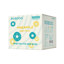 BoBDoG 巴布豆 新菠萝量贩装拉拉裤XXL码68片(15kg以上)婴儿尿不湿*2件