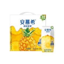 4月19号20点抢、限量2000件、百亿补贴：伊利安慕希清甜菠萝酸奶205g*12