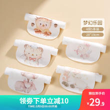 OUYUN 欧孕 纯棉儿童隔汗巾梦幻乐园 5条装 27x20cm(五条装)