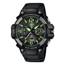 卡西欧（CASIO） SPORT MCW-100H休闲时尚运动男表石英手表 送男友 MCW-100H-3AVPF-100米防水