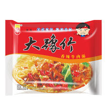 豫竹 大方便面整箱袋装干吃干脆面休闲食品52g*40 香辣味