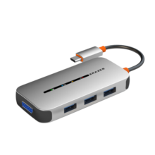 联想（Lenovo）异能者Type-C扩展坞USB分线器HDMI/VGA雷电4转接头转换器PD快充小新苹果笔记本拓展坞六合一89元