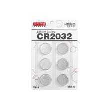京东PLUS：京东京造 CR2032 纽扣锂电池 3V 6粒装