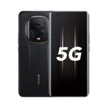 plus会员：HONOR 荣耀 Magic5 至臻版 5G手机 16GB+512GB 雅黑色
