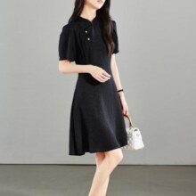 索菲丝尔 新中式真丝连衣裙 XQ326563D00