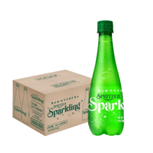 事必胜马来西亚进口Sparkling无糖0添加剂天然高端气泡水原味矿泉水 400mL 6瓶 1箱