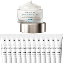PLUS会员：SKINCEUTICALS 修丽可 2:4:2皮脂膜修护霜 48ml（赠 同款4ml*11+手拿包）*2件